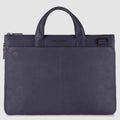 Slim Expandable 15.6-inch Leather Laptop Bag