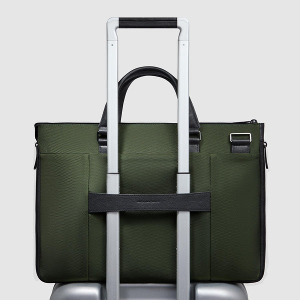 Expandable, slim laptop bag 15,6"