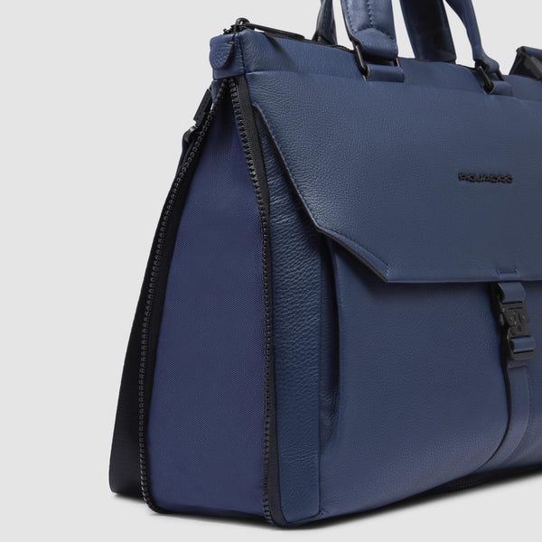 Expandable, slim computer bag 15,6"