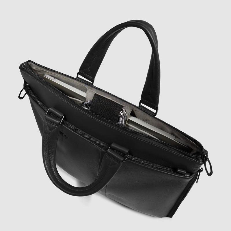 Expandable, slim laptop bag 15,6"