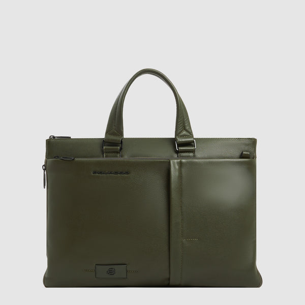 Sac fin pour ordinateur 15,6", extensible - Vert