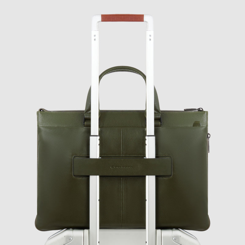 Sac fin pour ordinateur 15,6", extensible - Vert - photo 3