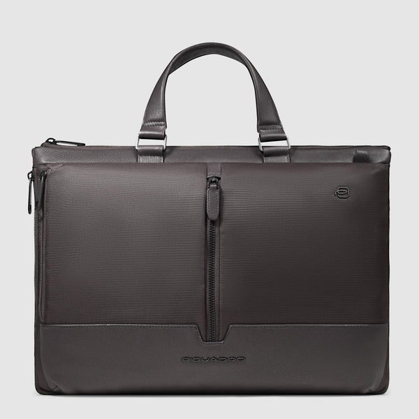 Slim laptop bag 15,6" in recycled fabric