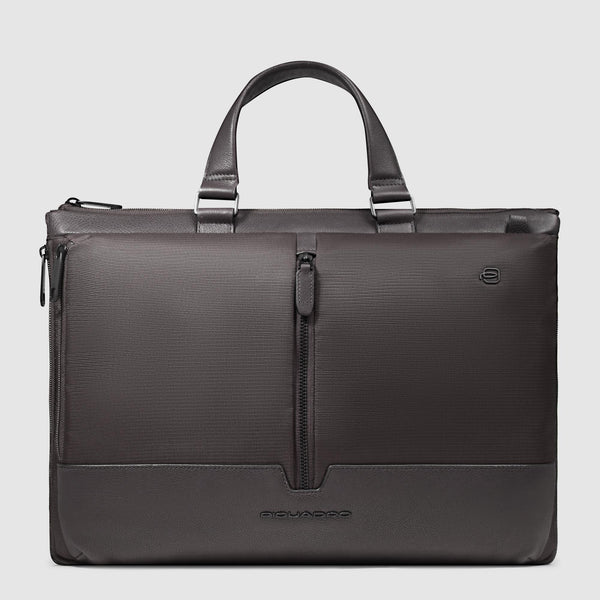 Slim laptop bag 15,6" in recycled fabric
