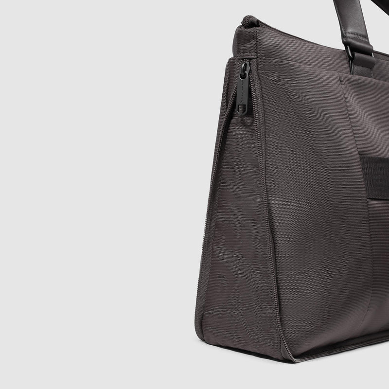 Slim laptop bag 15,6" in recycled fabric