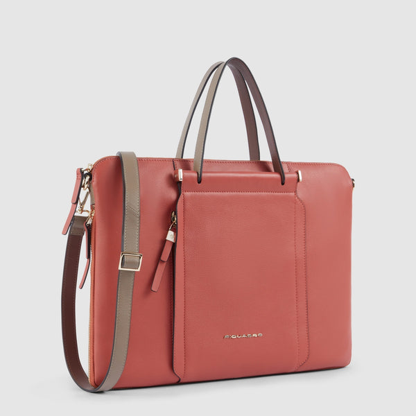 Slim, women's laptop bag 15,6" - 2