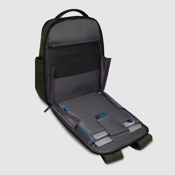 Laptop backpack 15,6" in recycled fabric
