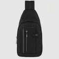 Mochila cruzada de tejido reciclado con luz LED