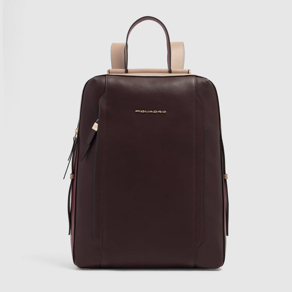 Women's Leather Laptop Backpack 14" with iPad® Compartment - 1