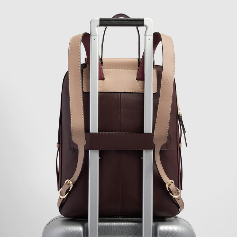 Women's Leather Laptop Backpack 14" with iPad® Compartment