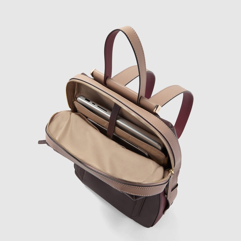 Women's Leather Laptop Backpack 14" with iPad® Compartment