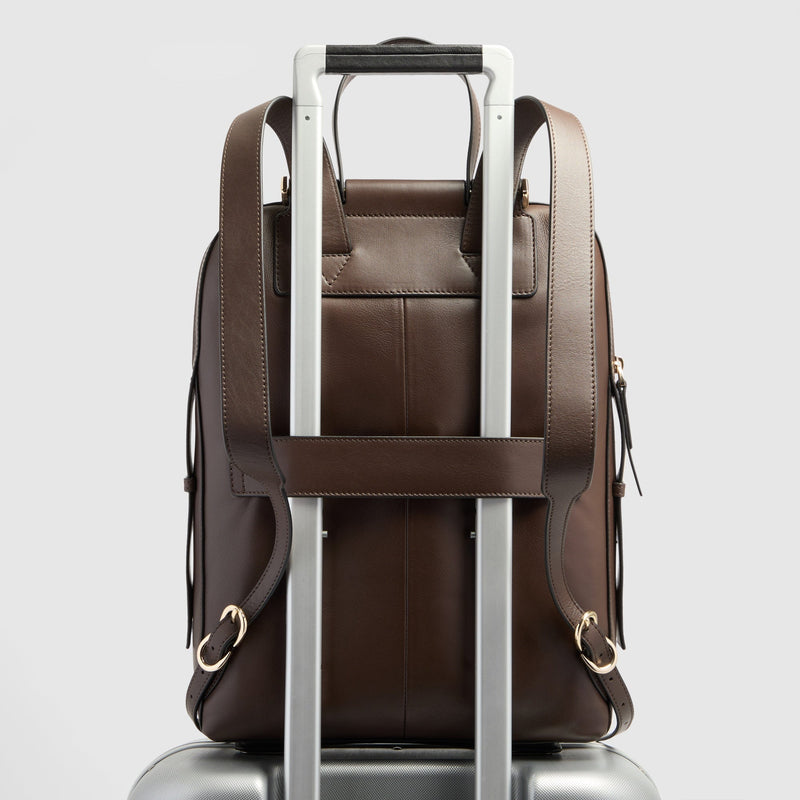 Women's Leather Laptop Backpack 14" with iPad® Compartment