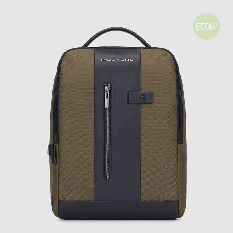 Computer backpack in recycled fabric with iPad®