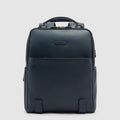 Anti-Theft Slim Leather Laptop Backpack 15.6"
