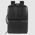Leather Laptop Backpack 17.3" with Anti-Theft Cable