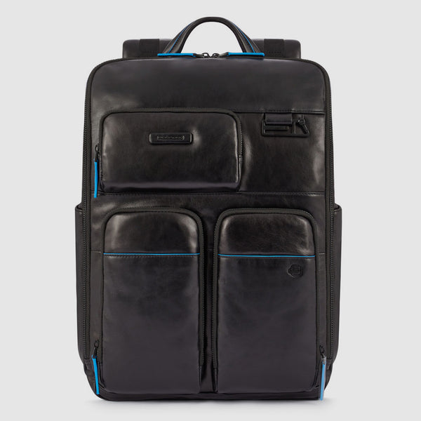 Computer backpack with bottle/umbrella pocket