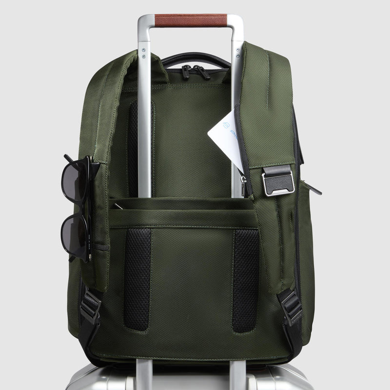 Laptop backpack 15,6" in recycled fabric