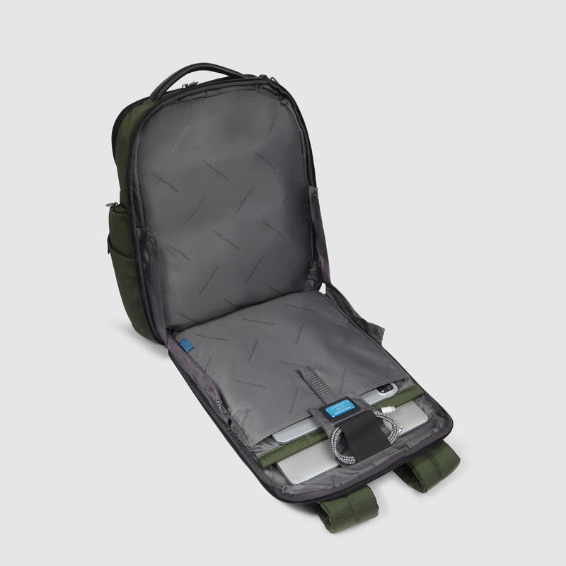 Laptop backpack 15,6" in recycled fabric