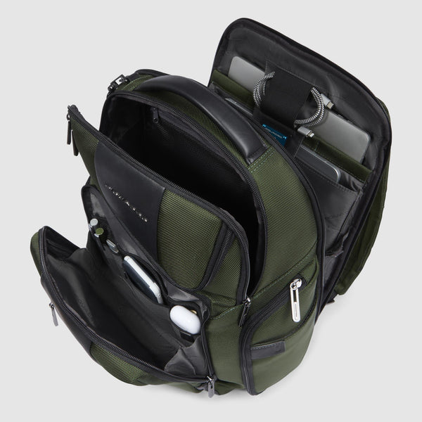 Laptop backpack 15,6" in recycled fabric