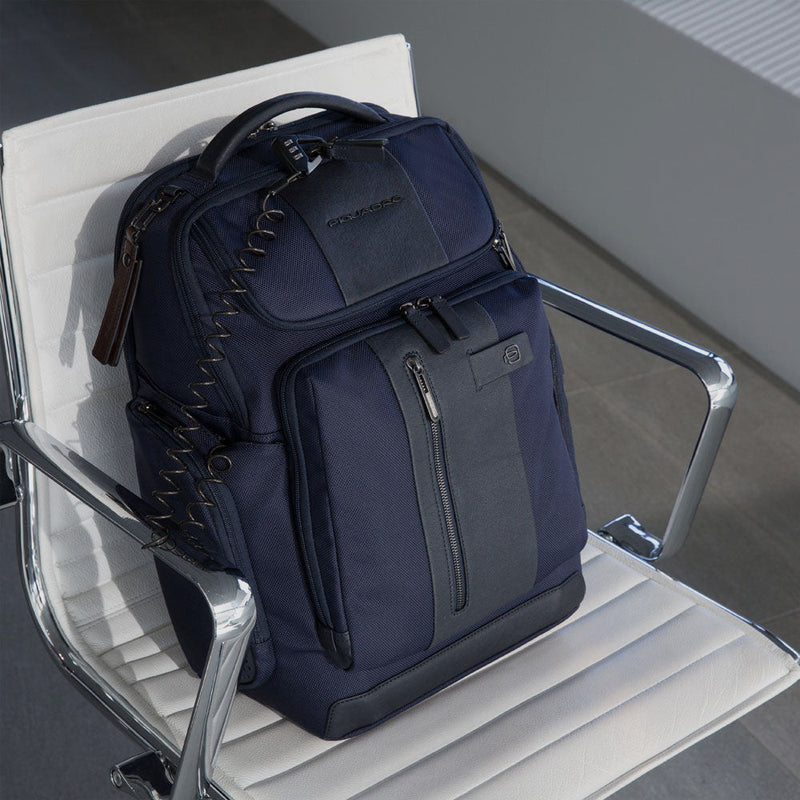 Mochila para ordenador y iPad® en tejido reciclado