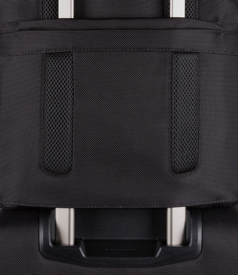 Laptoprucksack aus rezykliertem Stoff mit iPad®-Fa