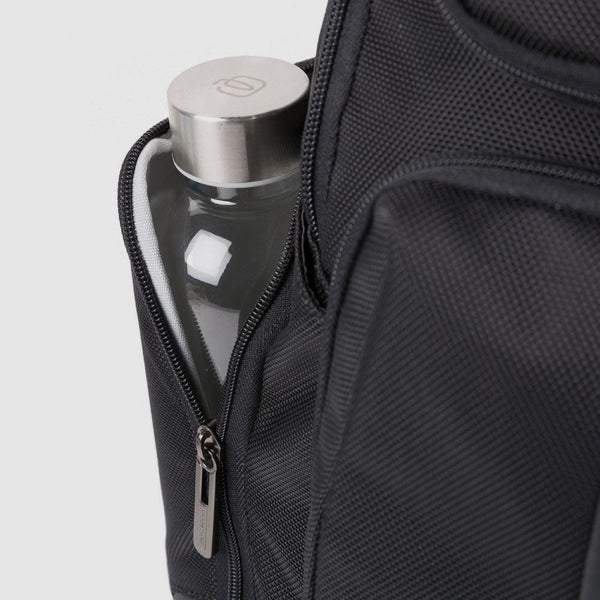 Laptoprucksack aus rezykliertem Stoff mit iPad®-Fa