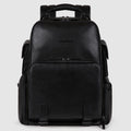 Leather Laptop Backpack 15.6" Fast Check