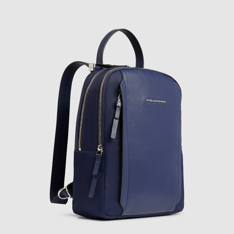 Women’s backpack for iPad® in recycled textile