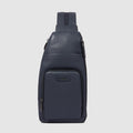 Two-Compartment Leather Sling Bag for iPad® mini