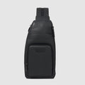 Two-Compartment Leather Sling Bag for iPad® mini