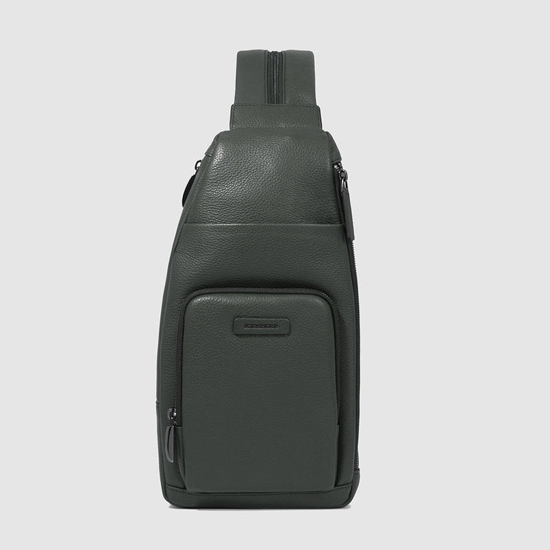 Zaino monospalla uomo per iPad®mini - Verde