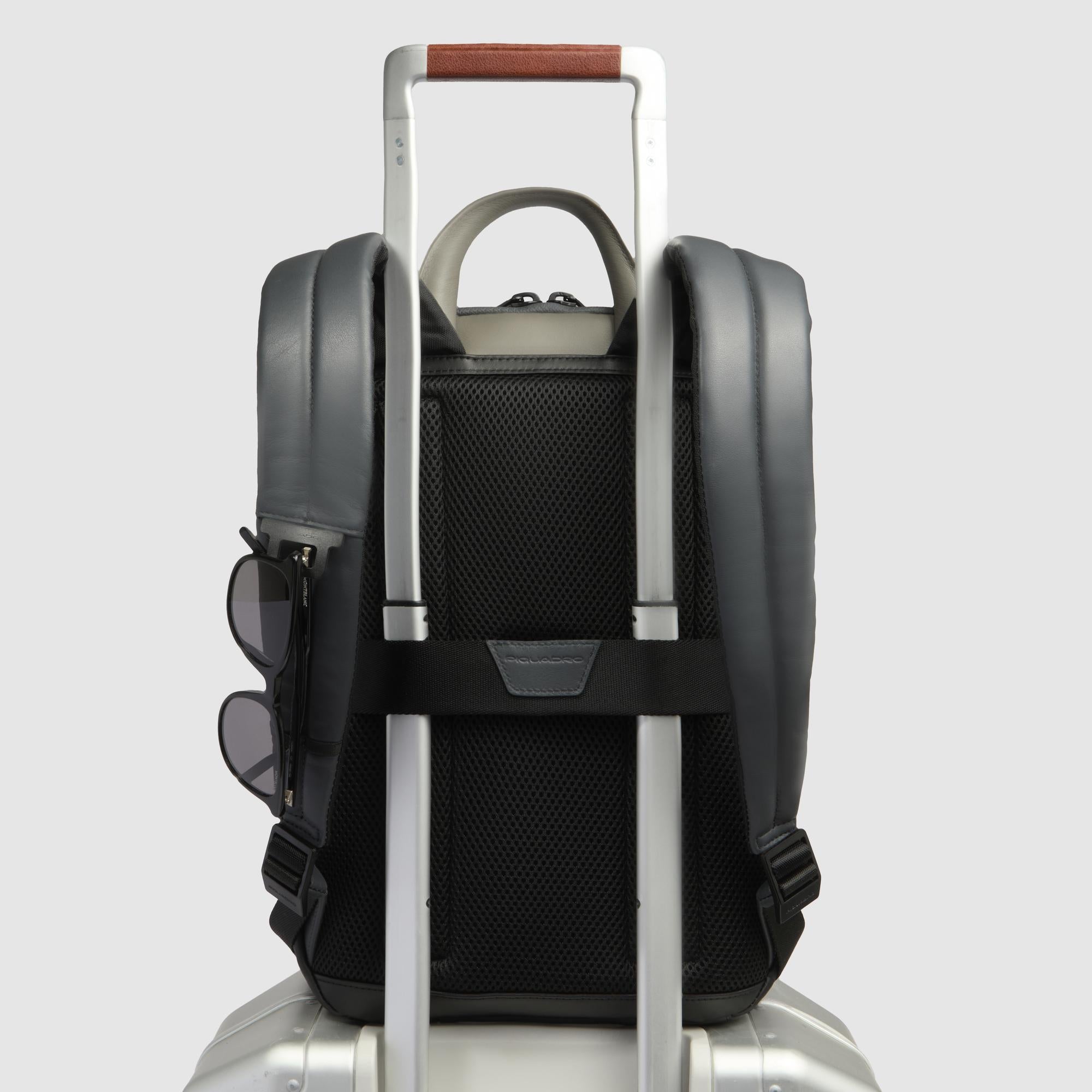 Leather Laptop Backpack 14
