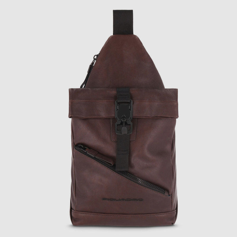 Roll top mono sling bag