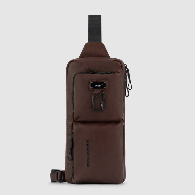 Mono sling bag with two front pockets