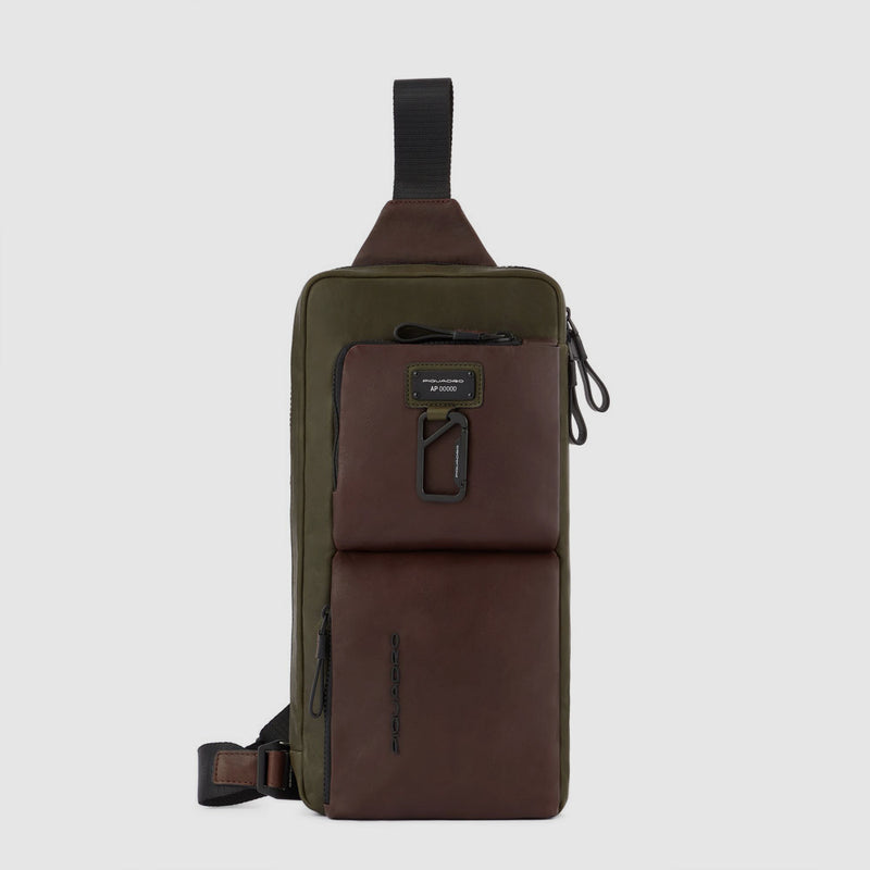 Mono sling bag with two front pockets