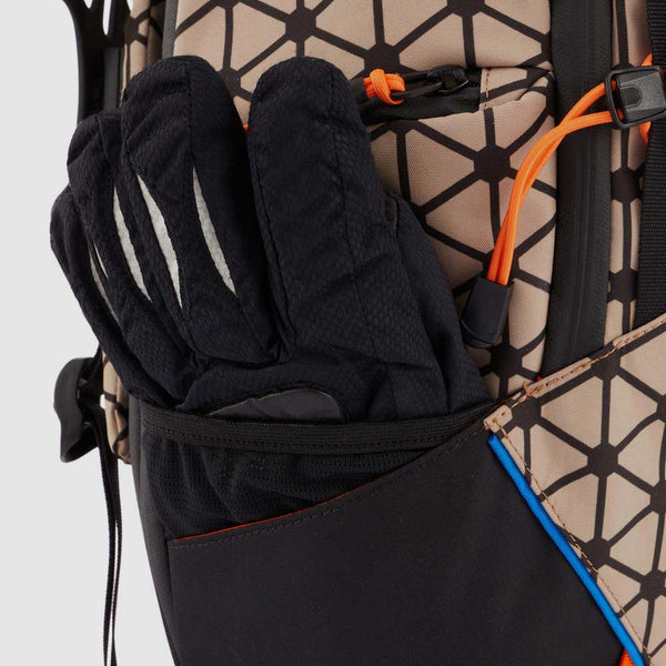 Ski mountaineering and trekking backpack