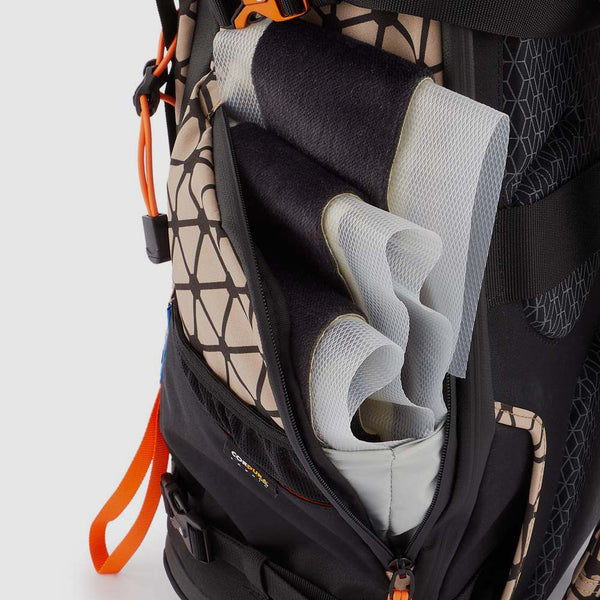 Ski mountaineering and trekking backpack