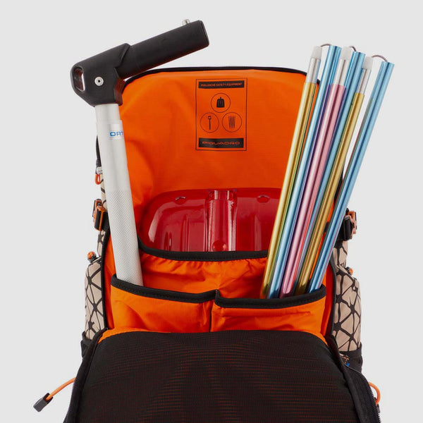 Ski mountaineering and trekking backpack