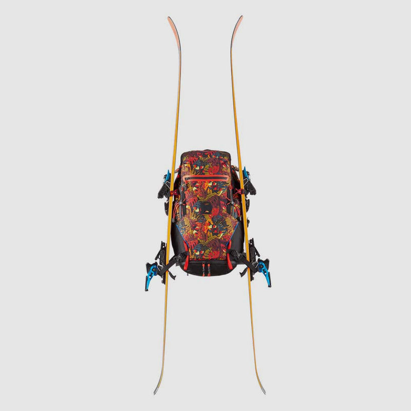 Ski mountaineering and trekking backpack
