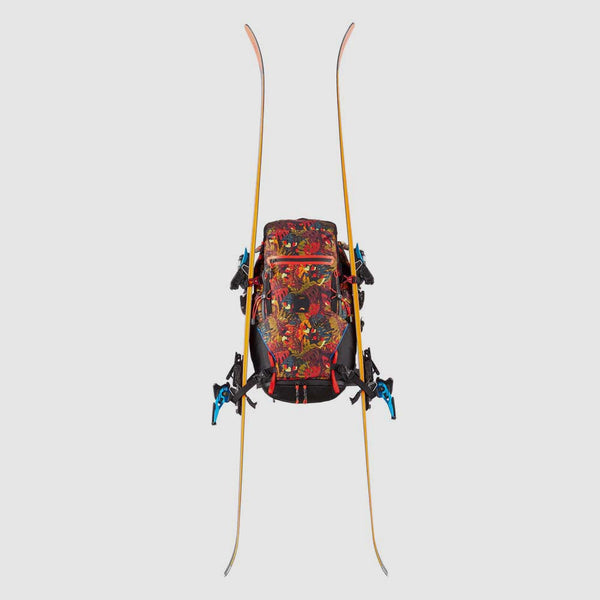 Ski mountaineering and trekking backpack