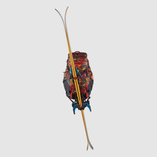 Ski mountaineering and trekking backpack