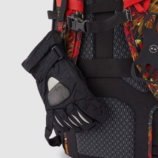 Ski mountaineering and trekking backpack