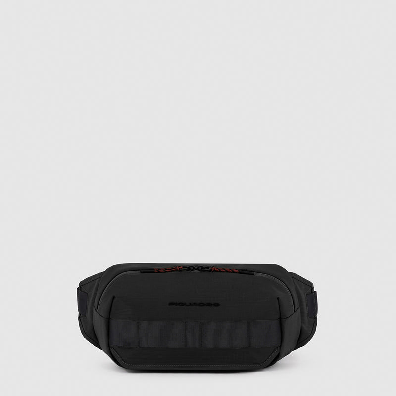 Waist bag in recycled fabric