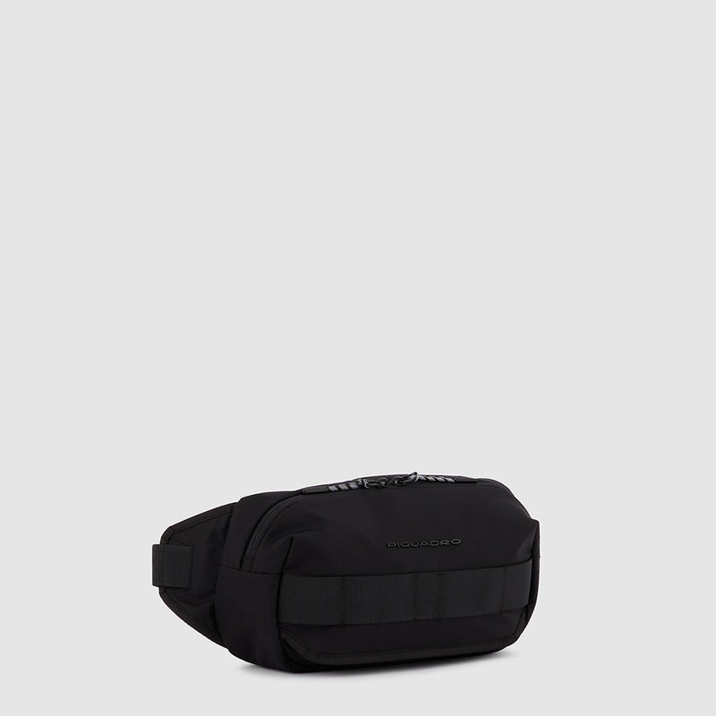 Waist bag in recycled fabric