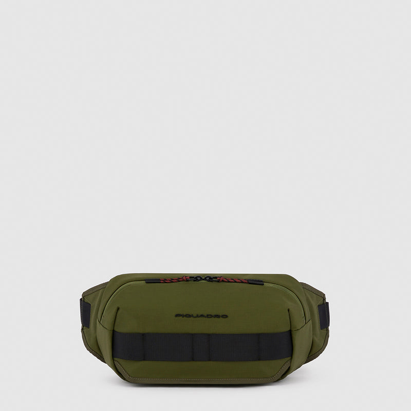Piquadro waist bag in recycled fabric