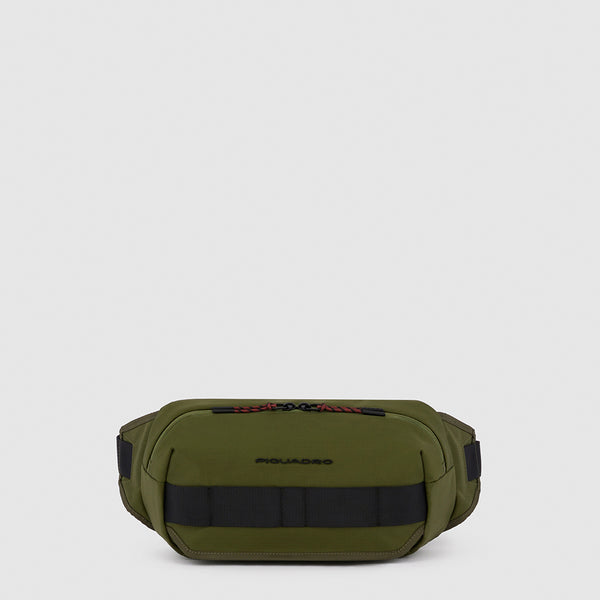 Waist bag in recycled fabric
