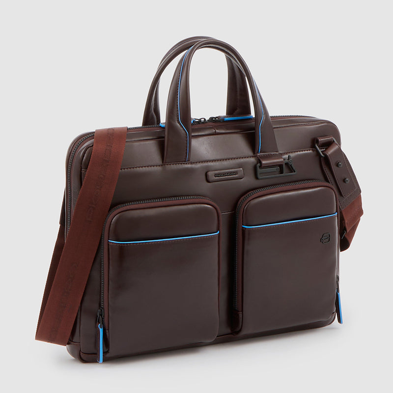 Schmale Laptoptasche 14" mit iPad®-Fach