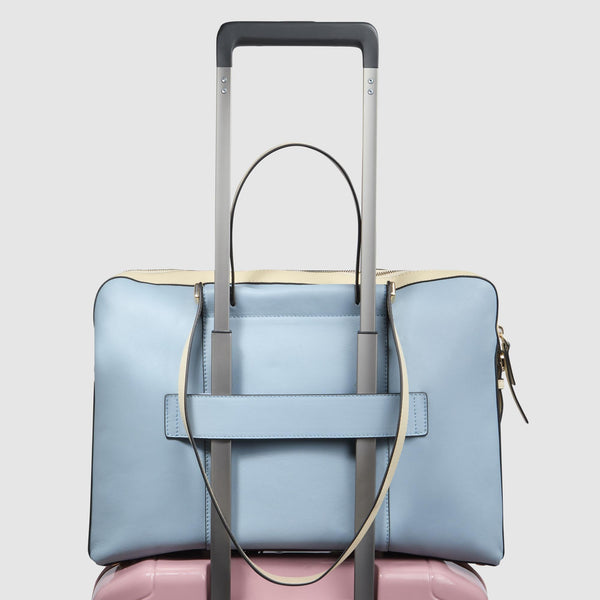 Leather women's laptop bag 15,6"