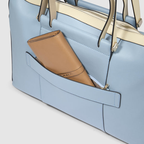 Leather women's laptop bag 15,6"