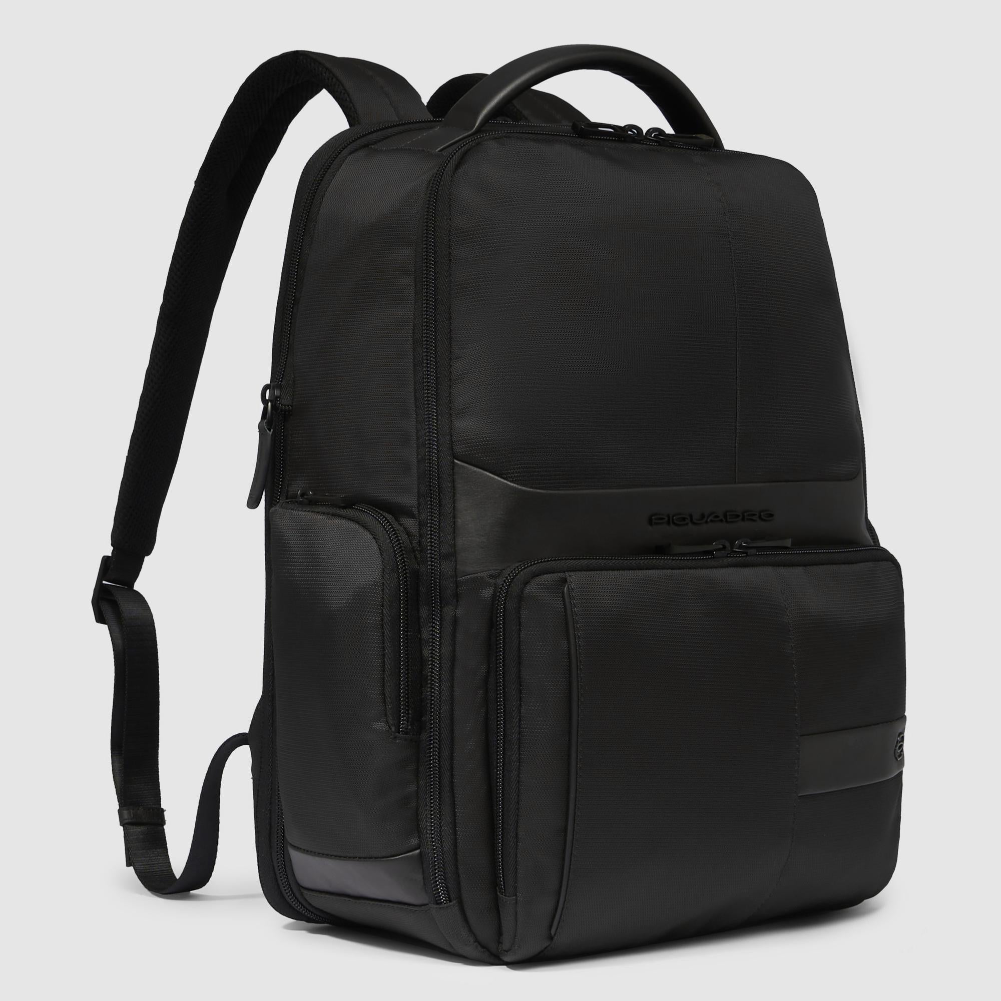 Expandable 15.6-inch Laptop Backpack, Fast-Check - black